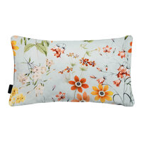 Sierkussen paspel ca.30x50cm Outdoor+ Milly azure 2 stuks