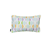 Sierkussen paspel ca.30x50cm Outdoor+ Trivia mint 2 stuks