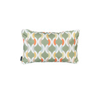 Sierkussen paspel ca.30x50cm Outdoor+ Trivia green 2 stuks