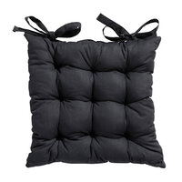 Toscane kussen ca.46x46cm Basic black 2 stuks