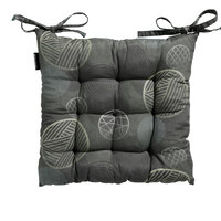 Toscane kussen ca.46x46cm Circle green 2 stuks