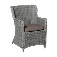 Wicker universeel ca.48x48cm Outdoor Manchester taupe 2 stuks