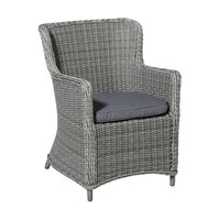 Wicker universeel ca.48x48cm Outdoor Oxford grey 2 stuks