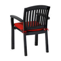 Zitkussen ca.46x48cm Basic red 2 stuks