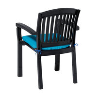 Zitkussen ca.46x48cm Panama aqua 2 stuks