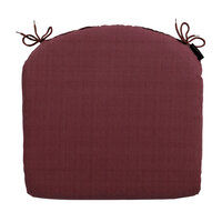 Zitkussen ca.46x48cm Panama bordeaux 2 stuks