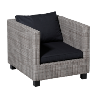 Loungekussen Luxe set Basic Black 73x73cm + 73x43cm