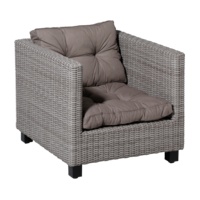 Loungekussen set Florance (Basic Taupe) ca. 73x73cm + 73x43cm