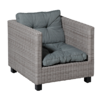 Loungekussen set Florance (Basic Grey) ca. 73x73cm + 73x43cm