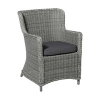 Wicker universeel ca.48x48cm Outdoor Manchester grey 2 stuks