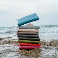 Stapelstoel kussen ca.97x49cm Green canvas eco+ 2 stuks