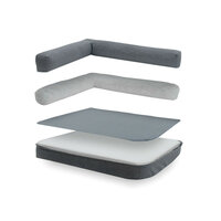 Hondenmand Royal small wasbaar ca.80x60x23cm Oxford grijs