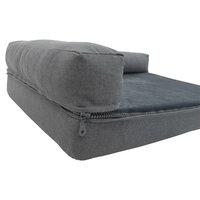 Hondenmand Royal small wasbaar ca.80x60x23cm Oxford grijs