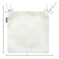 Zitje universeel rits ca.40x40cm Outd WR Napels rondo sand 2 stuks