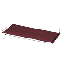 Bankkussen ca.150x48cm Panama bordeaux