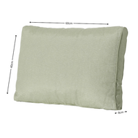 Lounge rug soft ca.40x60cm Panama sage 2 stuks