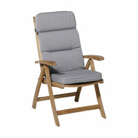 Excellent kussen laag ca.105x50cm Outdoor Manchester light grey 2 stuks