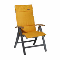 Kussen fiber de luxe ca.125x50cm Panama golden glow 2 stuks