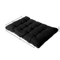 Florance zit ca.120x80cm Basic black 2 stuks