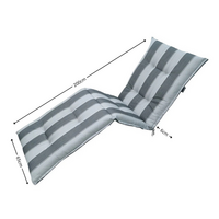 Ligbedkussen ca.200x65cm Banda grey