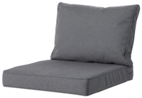 Lounge rugkussen ca.40x60cm Outdoor Manchester grey 2 stuks