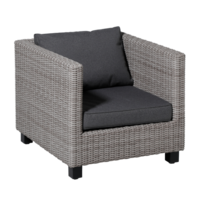 Lounge rugkussen ca.40x60cm Outdoor Manchester grey 2 stuks