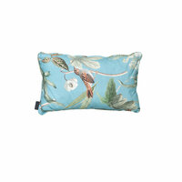 Sierkussen paspel ca.30x50cm Outdoor+ Grasse aqua 2 stuks