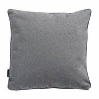 Sierkussen paspel ca.45x45cm Outdoor Manchester grey 2 stuks