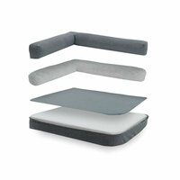 Hondenmand Royal small wasbaar ca.80x60x23cm Oxford grijs