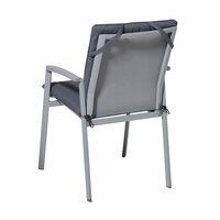 Stapelstoel kussen ca.97x49cm Outdoor Manchester denim grey 2 stuks