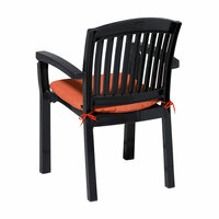 Zitkussen ca.46x48cm Panama flame orange 2 stuks