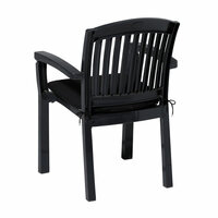 Zitkussen ca.46x48cm Panama black 2 stuks