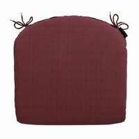 Zitkussen ca.46x48cm Panama bordeaux 2 stuks