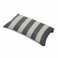 Sierkussen paspel ca.30x50cm Amora grey