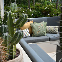 Zitje universeel rits ca.40x40cm Outdoor WR Napels mustard