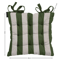 Toscane kussen ca.46x46cm Amora green 2 stuks