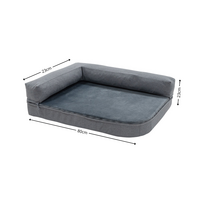 Hondenmand Royal small wasbaar ca.80x60x23cm Oxford grijs