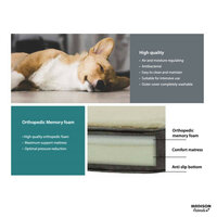 Orthopedisch kussen ca.55x45cm Grey