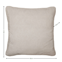 Sierkussen paspel ca.60x60cm Panama blend 2 stuks