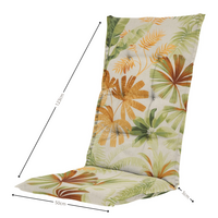 Kussen hoge rug ca.123x50cm Axel mocca