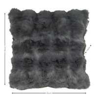 Sierkussen ca.45x45cm Bobbie grey