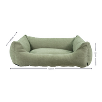 Hondenbed wasbaar ca.80x67x22cm Lins sage