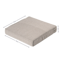Lounge zitkussen ca.73x73cm Outdoor Richmond natural 2 stuks