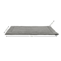 Hondenbench mat ca.119x73cm Lins grey
