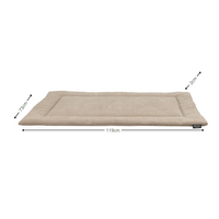 Hondenbench mat ca.119x73cm Lins taupe