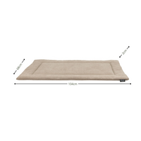 Hondenbench mat ca.104x68cm Lins taupe