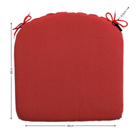 Zitkussen ca.46x48cm Panama brick red 2 stuks