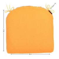 Zitkussen ca.46x48cm Panama golden glow 2 stuks