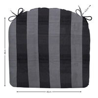 Zitkussen ca.46x48cm Alice grey 2 stuks