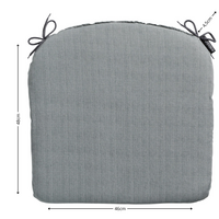 Zitkussen ca.46x48cm Basic grey 2 stuks